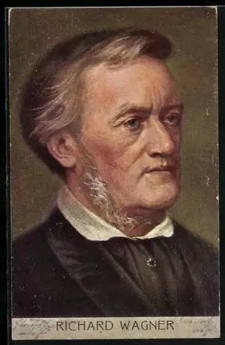 AK Richard Wagner Portrait