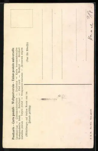 AK 100 jähriger Todestag Friedrich Schiller`s am 9. Mai 1905