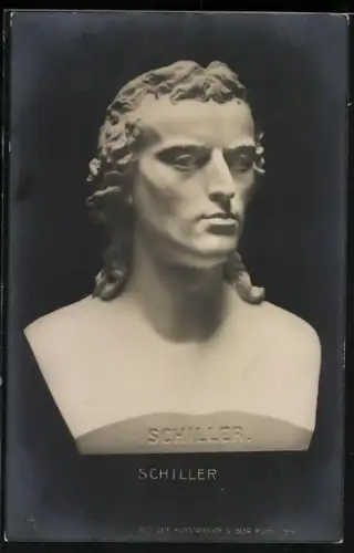 AK Friedrich Schiller-Büste von Dannecker