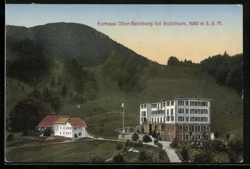 AK Ober-Balmberg bei Solothurn, Blick zum Kurhaus