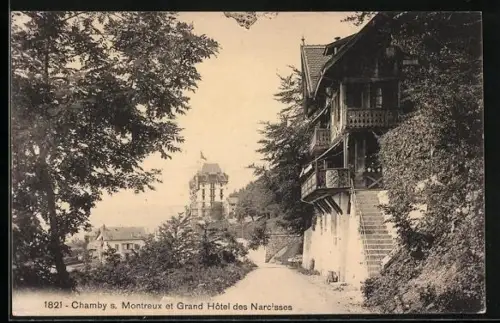 AK Chamby s. Montreux, Grand Hotel des Narcisses