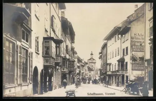 AK Schaffhausen, Partie in der Vorstadt