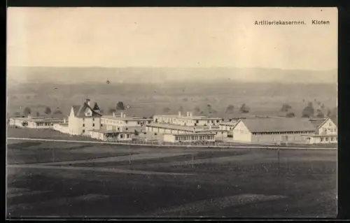 AK Kloten, Blick zu den Artilleriekasernen