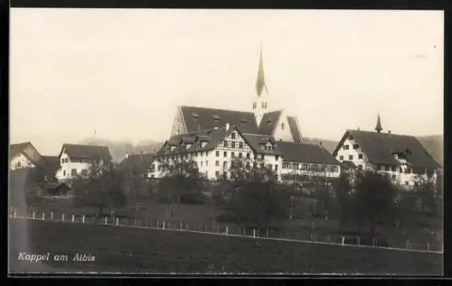 AK Kappel am Albis, Blick zur Kirche