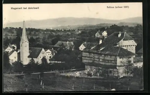 AK Hagenwil b. Amriswil, Schloss und Kirche
