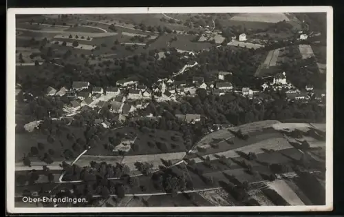 AK Ober-Ehrendingen, Fliegeraufnahme der Ortschaft