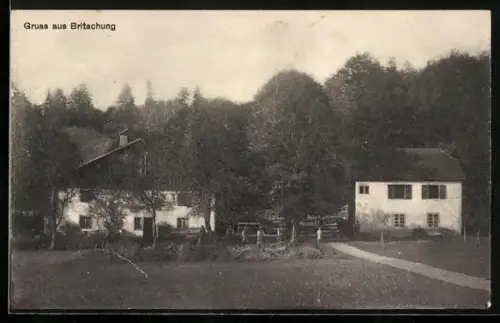 AK Tramelan, Gruss aus Britschung