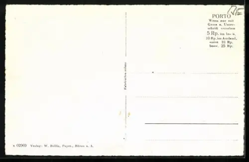 AK Büren a. A., Strassenpartie mit Geschäften