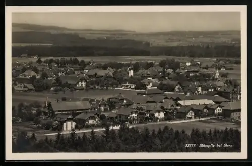 AK Bümpliz bei Bern, Teilansicht mit Strassenpartie