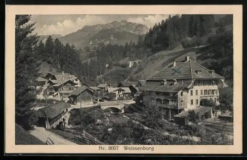 AK Weissenburg, Blick auf die Ortschaft