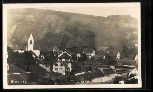 AK Töss, Teilansicht mit Kirche