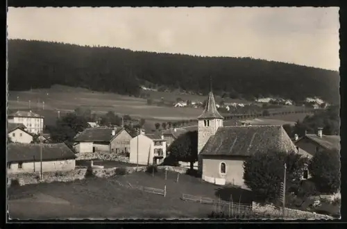 AK Rochefort /NE, Ortspartie mit Kirche