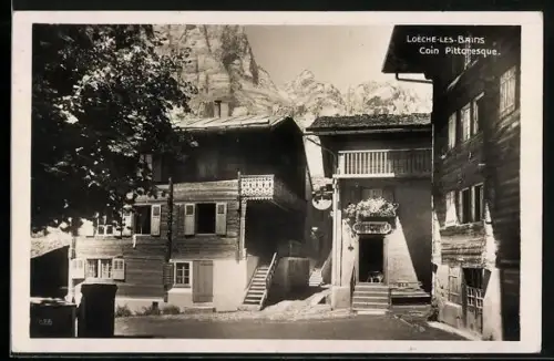 AK Loeche-les-Bains, Coin Pittoresque