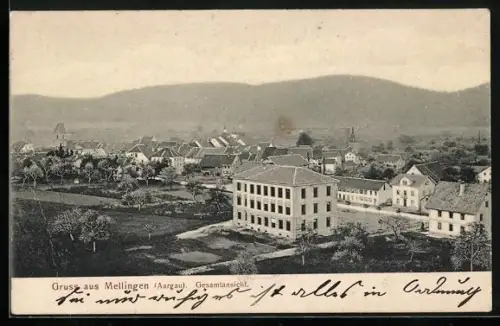 AK Mellingen /Aargau, Gesamtansicht