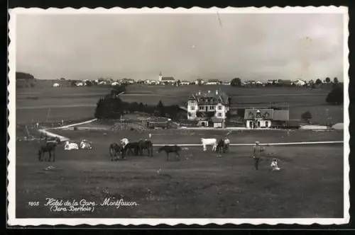 AK Montfaucon /Jura Bernois, Hôtel de la Gare