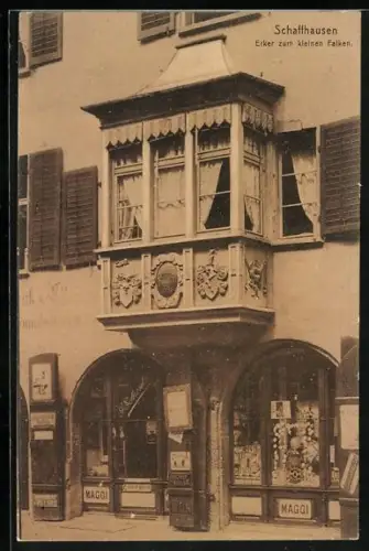 AK Schaffhausen, Erker zum kleinen Falken