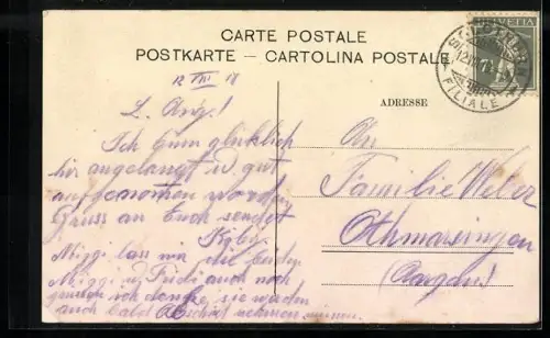 AK Solothurn, Strassenpartie mit Tor