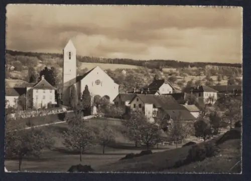 AK Ober-Rohrdorf, Ortsansicht aus der Vogelschau