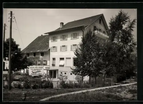 AK Rümikon a. Rhein, Hotel-Restaurant Engel