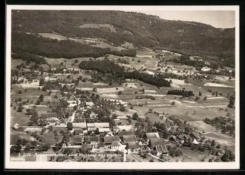 AK Aedermannsdorf, Teilansicht, Fliegeraufnahme