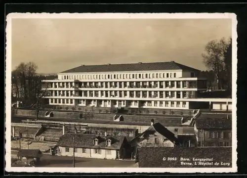 AK Bern, Loryspital mit Strassenpartie