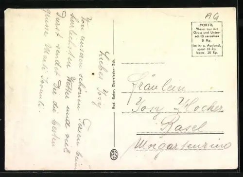 AK Meisterschwanden, Strassenpartie mit Gasthof zum Löwen