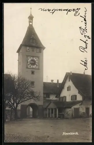 AK Neunkirch, Strassenpartie am Tor