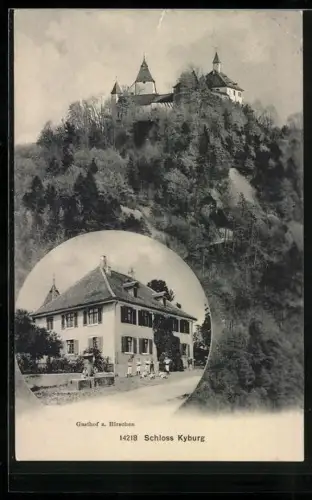 AK Kyburg, Gasthof zum Hirschen, Schloss Kyburg