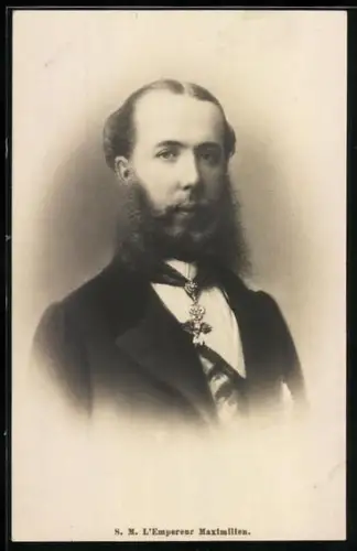 AK Portrait des Kaisers Maximilian von Mexico