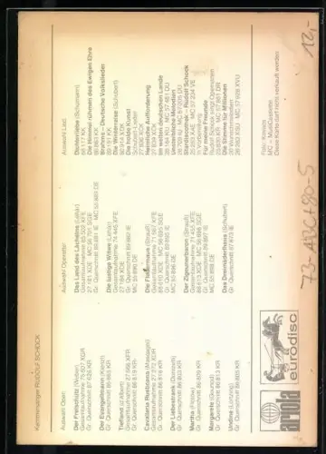 AK Opernsänger Rudolf Schock im Anzug mit Fliege, Autograph