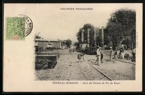 AK Sénégal-Soudan, Gare du Chemin de Fer de Kayes