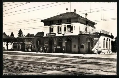 AK Rheinfelden, Blick zum Bahnhof