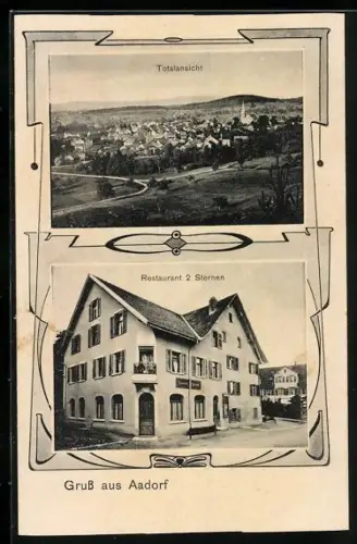 AK Aadorf, Restaurant 2 Sternen und Totalansicht