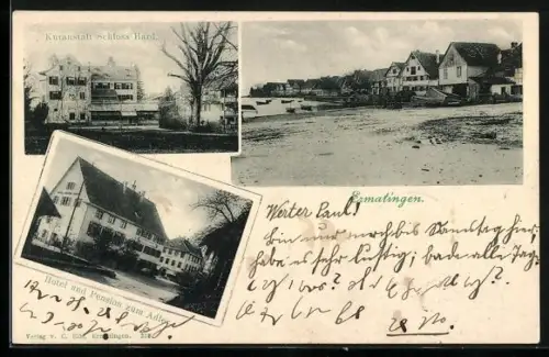 AK Ermatingen, Hotel und Pension zum Adler, Kuranstalt Schloss Hard