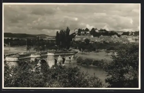 AK Creuzburg a. W., Werrabrücke, Creuzburg und Schloss