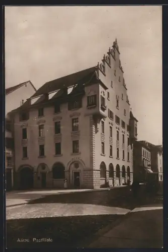 AK Aarau, Postfiliale mit Passanten