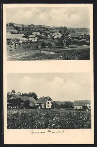 AK Alchenstorf, Gesamtansicht, Teilansicht aus dem Grünen