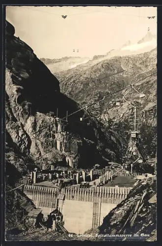 AK Grimsel, Spitallammsperre im Bau