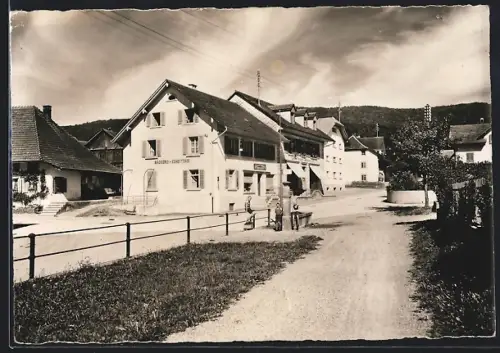 AK Möriken /Aarg., Strassenpartie mit Bäckerei-Konditorei