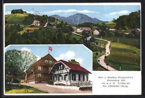 AK Sternenberg /Zch., Gasthaus Sonnenbad, Inh. J. Bütikofer-Rüegg