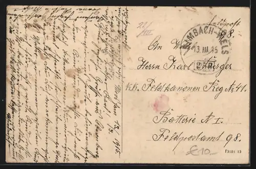 AK Obernberg a. Inn, Ortsansicht mit Kirche