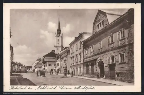 AK Rohrbach im Mühlviertel, Unterer Marktplatz