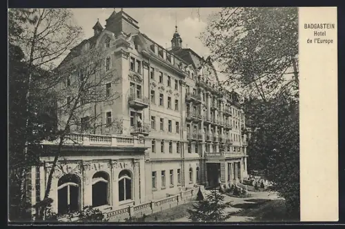 AK Badgastein, Hotel de l`Europe