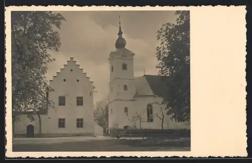 AK Idolsberg a. K., Pfarrkirche und Pfarrhof