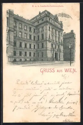AK Wien, K. u. k. Landwehr-Cadettenschule
