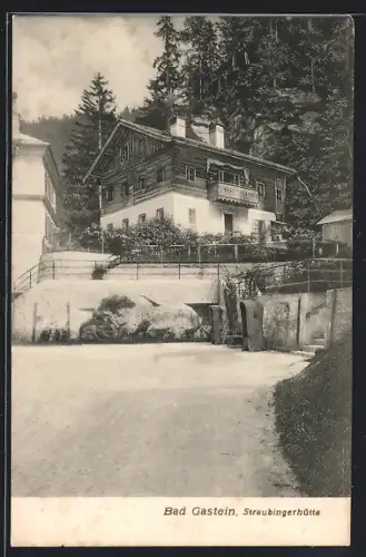 AK Bad Gastein, Blick zur Straubingerhütte