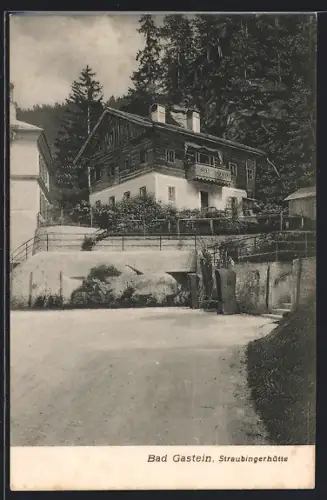 AK Bad Gastein, Blick zur Straubingerhütte