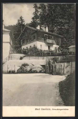 AK Bad Gastein, Blick zur Straubingerhütte