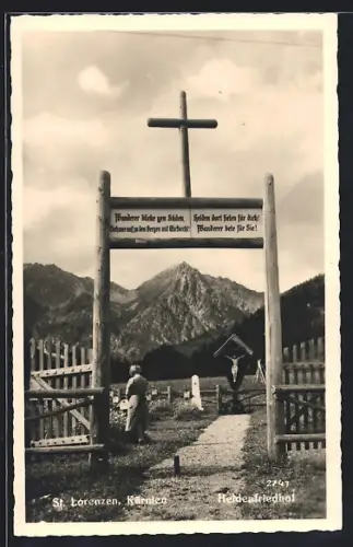 AK St. Lorenzen /Kärnten, Heldenfriedhof