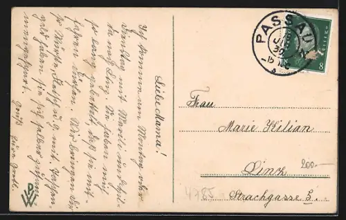 AK Haibach, Teilansicht der Ortschaft